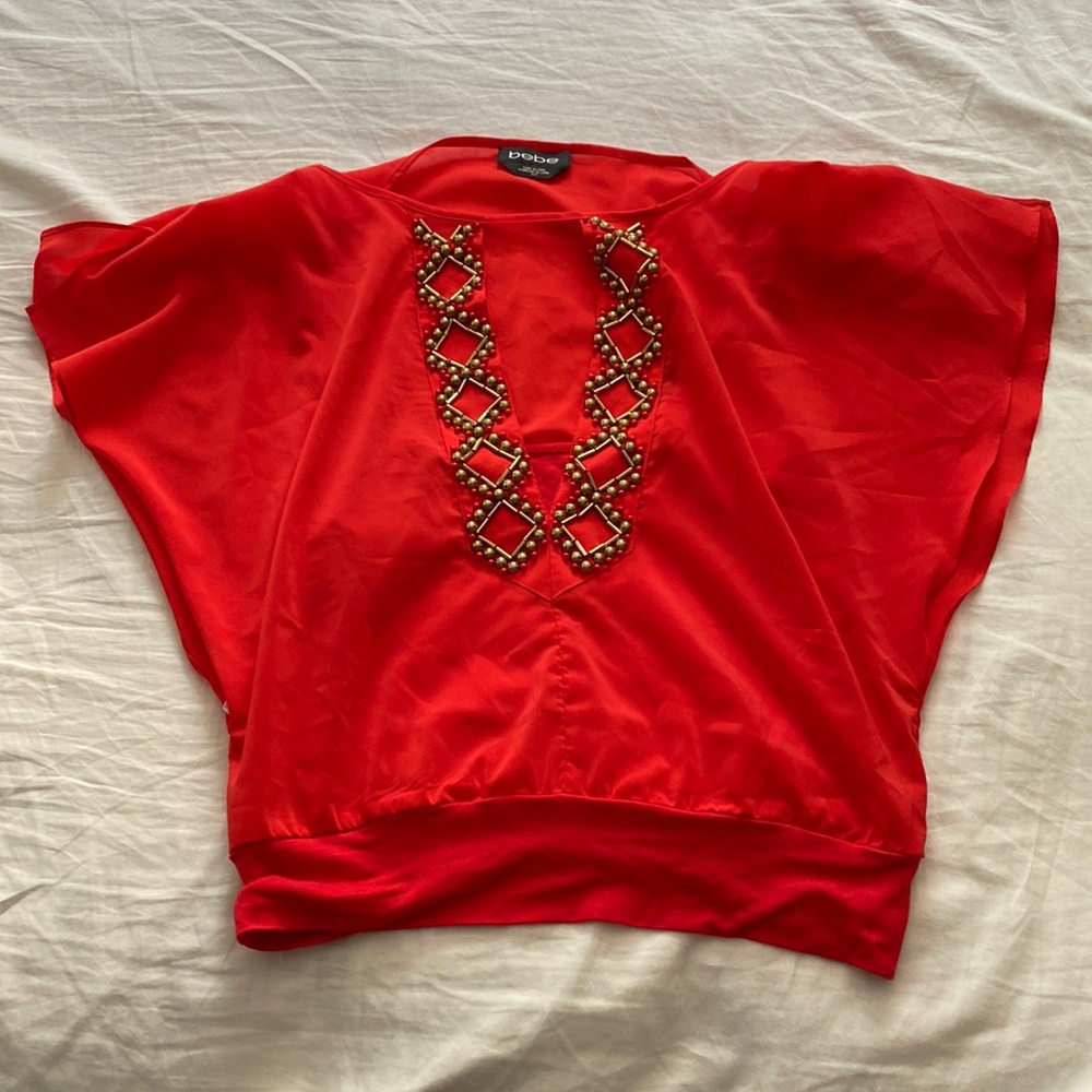 Bebe Bead Detail Top